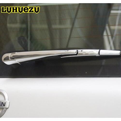 Chrome Rear Window Screen Wiper Decoration Styling Cover For Nissan Patrol Y62 Armada Accessories 2013-2017 Model