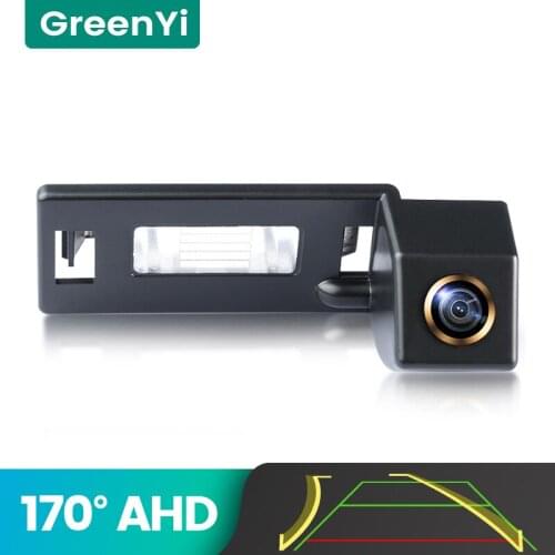 GreenYi 170° AHD 720P Trajectory Car Rear View Camera for Audi A5 C5 Q5 C6 A6 TT Android DVD Monitor