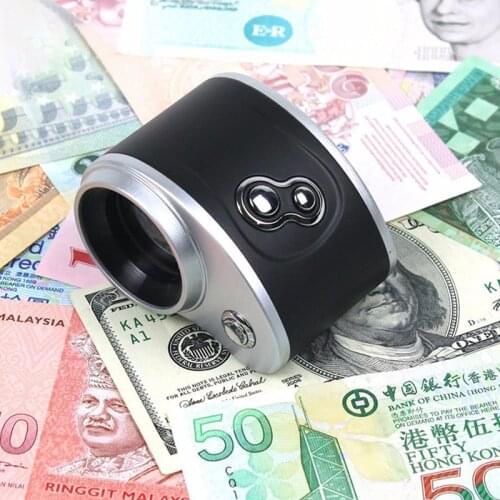 Small Detector Collecting Stamps/antique Painting/jewelry Portable machine Bills Notes Detector Fake Money Euro Currency UV