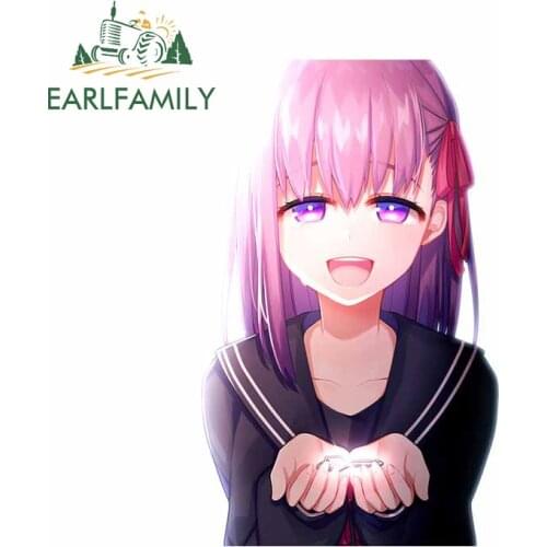 EARLFAMILY 13cm x 8.3cm for Fate Car Stickers and Decals DIY Custom Printing Fashion Graffiti Sticker Simulation Fun Decoration