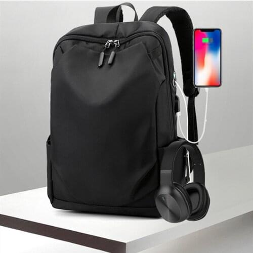 2021 New Backpack Casual Travel Business Large Capacity Laptop Backpack USB Multi-function Waterproof Fashion Student Backpack