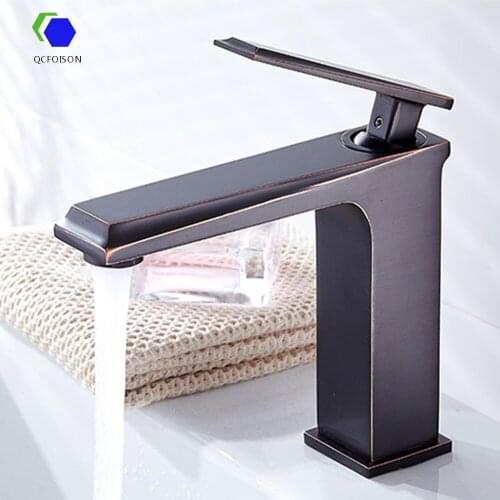 QCFOISON Black Bath Faucets