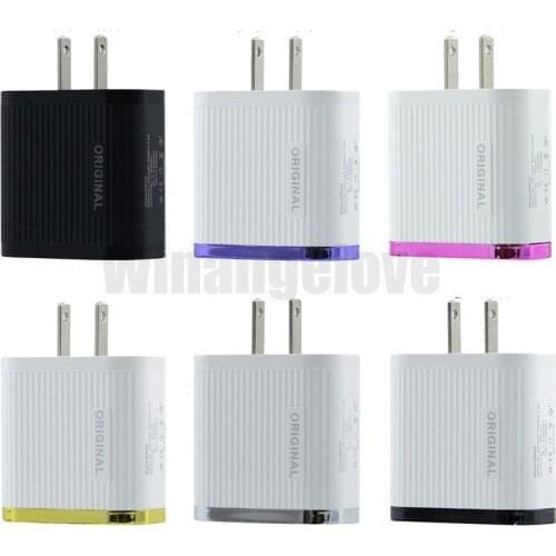 50pcs EU/US Plug Universal Travel QC3.0 Quick Charge 4 USB Ports Wall Fast Charger Power Adapter Mobile Phone Tablet charger