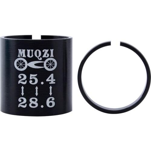 Aluminum Alloy Mountain Bike Road Bicycle Fork Shim Steerer Adapter Stem Reducer 25.4 To 28.6mm Strong Pressure Resistance, Good