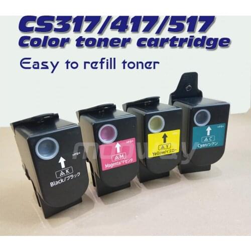 Compatible toner cartridge for Lexmark CS317 CS317dn CS417 CS417dn CS517 CS517de CX317 CX317dn CX417 CX417de CX517 CX517de toner