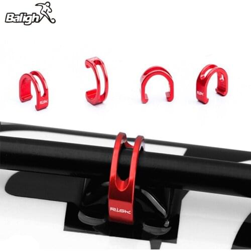Balight Sports Bicycle Cables Housing Aluminum Bike Oil Tube Fixed Clips C Shape Shift Brake Guide Cable Tube Fixed Clamp Frame