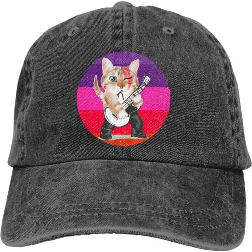 I Love My Fur Babies,cat Baseball Cap cowboy hat Peaked cap Cowboy Bebop Hats Men and women hats