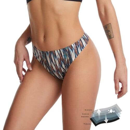 LeakProof Seamless Thong Period Underwear Menstrual Panties For Women Thong Period Underwear Menstrual Underwear Period Panties