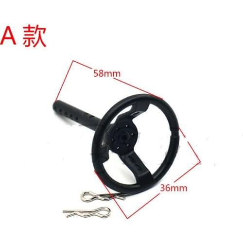 1: 10 simulation car climbing car steering wheel DIY toy car drift car off road vehicle metal steering wheel