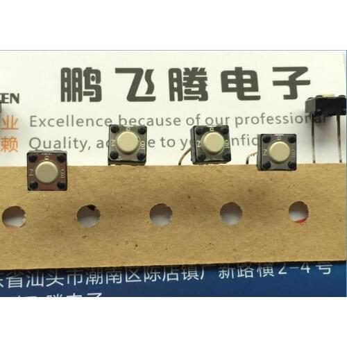 5PCS/lot Omron B3F-6000 straight plug 2-foot touch switch 6*6*4.3 mouse middle button button micro movement 0.98N