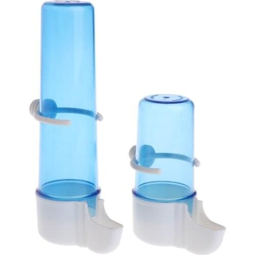 594C Parrot Feeder Automatic Water Drink Container Food Dispenser Cage Birds Supplies