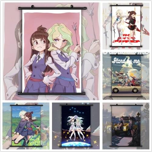 Little Witch Academia Atsuko Diana Anime manga wall Poster Scroll