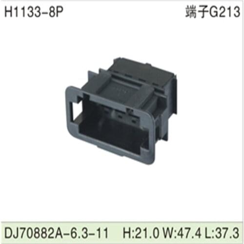 Free shipping 200pcs DJ70882A-6.3-11 8Pin 6.3mm AMP Car Electrical Wire Connectors for VW,BMW,Audi,Toyota,NISSAN AND other