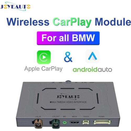 JoyeAuto Wireless Apple Carplay For BMW 1 2 3 4 5 6 7 Series X1 X3 X4 X5 EVO NBT CCC CIC 2003-2018 Android Auto Car Play Module