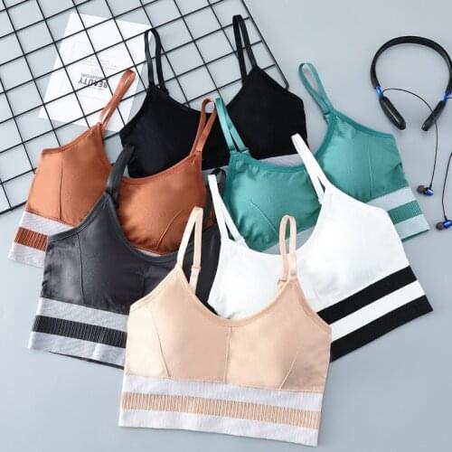 Seamless Splice Yoga Bra Women, Quick Dry Push Up Sports Bra Top, Adjustable Padded Workout Bra, Wireless Fitness Gym Bra