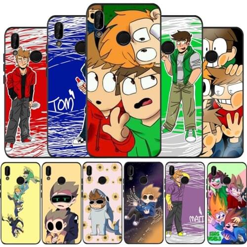 Black TPU Silicone Soft Phone Case Eddsworld For Huawei 40 30 20 10 9 Lite Pro P smart 2019 Y6 Y6 Prime2019 Y9 2018