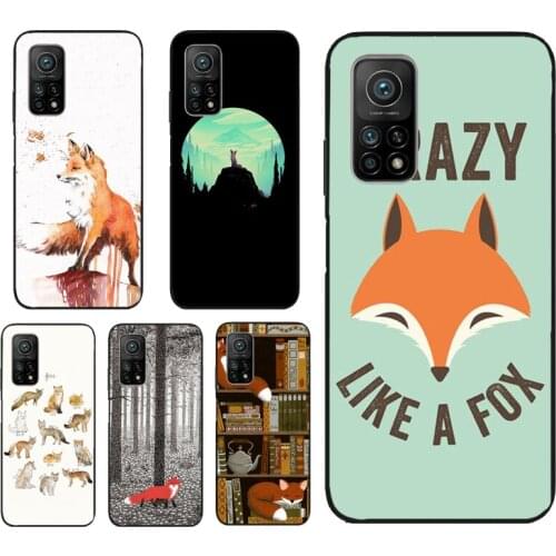 Vulpes Fox Phone Case For Xiaomi Mi 11 Ultra 9T 10T Pro Mi Note 10 Lite POCO X3 M3 Pro F3 Back Cover