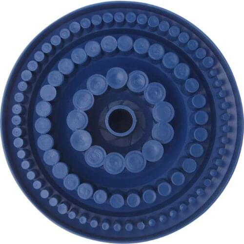 100pcs Hole Drill Bit Storage Case Holder Round Shape Hard Plastic Organizer N58A