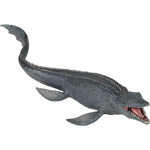 14.7inch Jurassic Action Dinosaur Figure Mosasaurus Dinosaur Figure Lifelike Animal Model Toy Ocean Animal Model Dino Toy