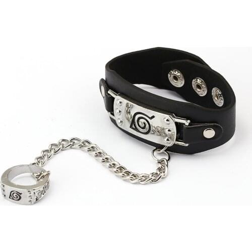 Hatake Kakashi Cosplay Costumes Accessories Uzumaki Bracelet Necklace Anime Props