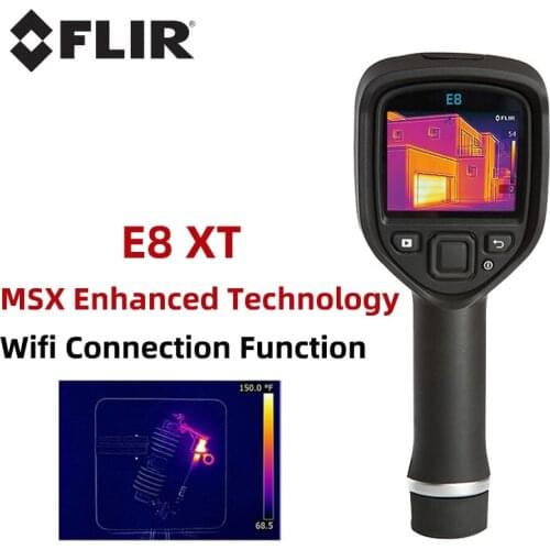 FLIR E8 XT Infrared Thermal Imager Handheld MSX Enhanced Technology Industrial Temperature Origina Imaging Camera 320*240 Pixels