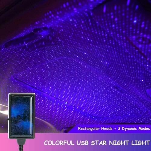 Car Interior lights LED Auto Flexible Atmosphere USB Lighting Party Roof Light Accessories Rope Decoration For Ceiling Tape C9X0