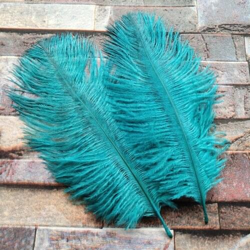 Sell like hot cakes 10pcs High Quality Malachite Green ostrich feathers 6-8 inches/15-20 cm for Party/wedding Decoration