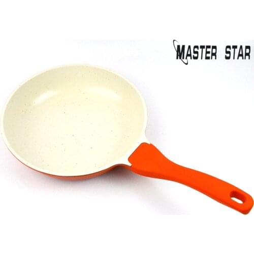 Master Star 24cm Die Casting Frying Pan Thicken Non-stick Ceramic Skillet Pan Induction Cooking Aluminum Pans Dropship