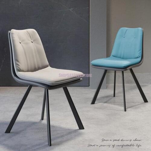 Nordic Luxury Makeup Chair Back Stool Modern Simple Dining Chair Family Desk Dining Table Chair Alone