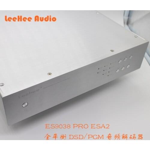 New LeeHee ESA2 ES9038pro flagship fully balanced output DSD/PCM USB fever DAC decoder 10Hz-22kHz +/-0.05dB