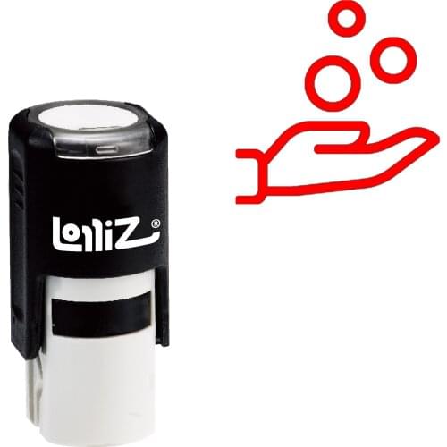 LolliZ Collecting Self-Inking Rubber Stamp - Modern Symbol Series