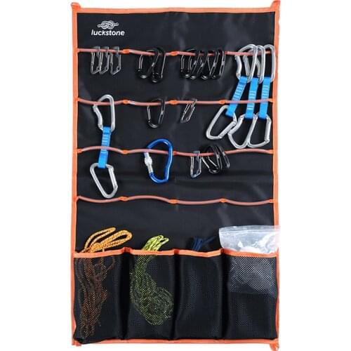Mountaineering Rope Storage Bags Ice Climbing Carabiners Ropes Accessories Bag Outdoor Portable Adjustable Foldable Wearproof