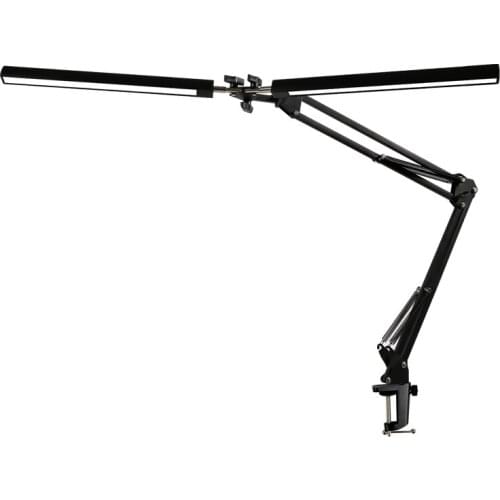 LED Desk Lamp with Clamp,Eye-Caring Table Lamps,Dimmable Office Lamp with USB Charging Port,3 Lighting Modes with 10 Brightness