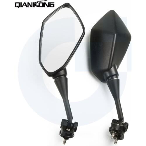 Universal Motorcycle rearview mirror 2pc/ pair Wide Angle Adjustabl left right FOR SUZUKI GSR600 GSR750 GSX1400 GSF650