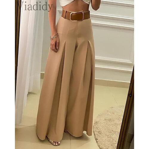 Женские брюки широкие Viadidy China At AliExpress