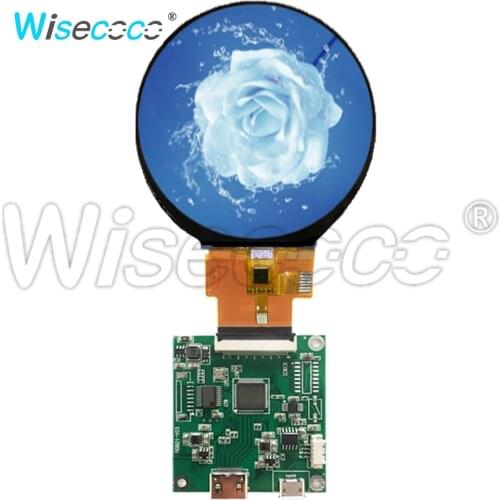 Wisecoco 2.1 Inch 480x480 Without Touch Round LCD Screen IPS Full Viewing Angle Driver Board Multi-function