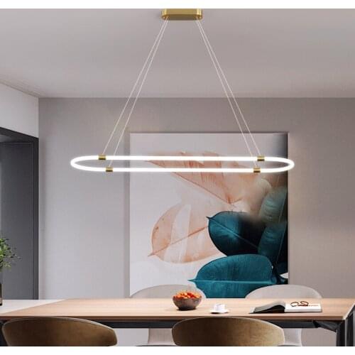Gold led pendant lights modern design for living room bedroom hanging lamp Restaurant bar kitchen pendant lamp indoor lighting