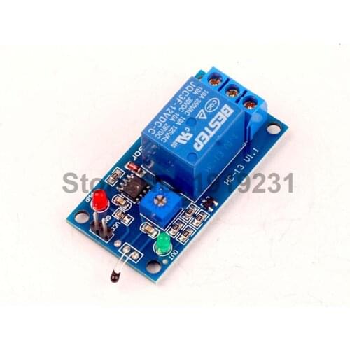 12V Thermal Sensor Module 1 Channel Relay Module Combo Module Thermistor Temperature Sensor Module
