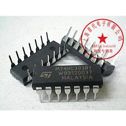 5pcs M74HC393B1 74HC393