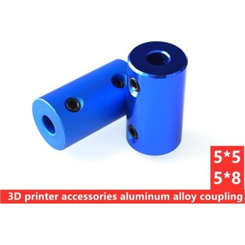 3D printer accessories aluminum alloy coupling ship model coupling DIY coupling shaft coupling 5*5 5*8