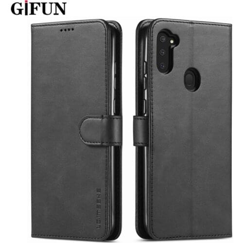 For Samsung Galaxy A11 Case Leather Flip Book Wallet Cover For Samsung M11 A 11 Magnetic Phone Bags Case Stand Holder