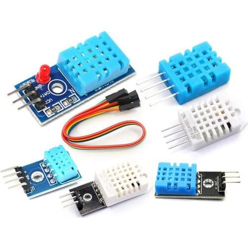 DHT22 AM2302 DHT11/DHT12 AM2320 Digital Temperature Humidity Sensor Module Board For Arduino Ultra-low Power High Precision 4pin