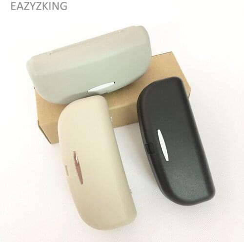 EAZYZKING Car Glasses Case Holder Box For Mitsubishi ASX Outlander Lancer Colt Evolution Pajero Eclipse Grandis FORTIS Zinger