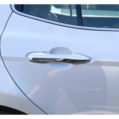 FUNDUOO For Toyota Prius 50 XW50 ZVW50 2016 2017 2018 2019 New Chrome Car Side Door Handle Cover Trim Sticker Free Drop Shipping