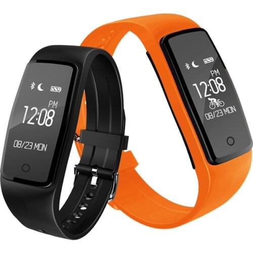 Hot S1 Smart Bracelet Wristband IP67 Waterproof Swimming Heart Rate Monitor Sleep Fitness Tracker Pedometer Call Reminder