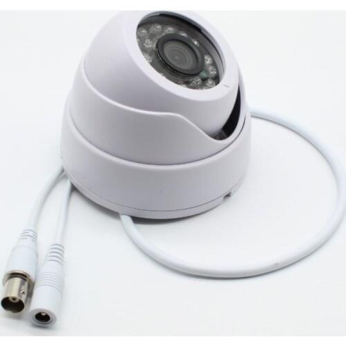 HD 1/2.7" 1080P 2MP AHD CCTV Camera Security IR Color Dome Day night vision 24IR Black,white