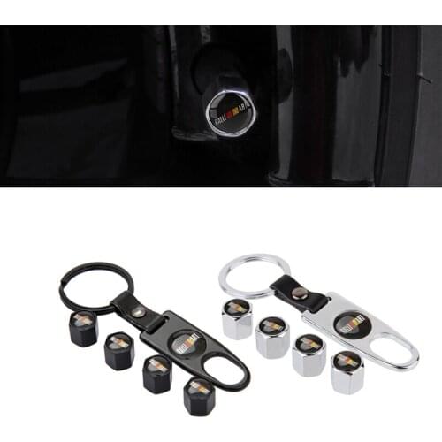 Valve Caps for Mitsubishi Montero Mirage Lancer ASX Eclipse Pajero Outlander Ralliart Logo Tire Valve Cover Car Accessories