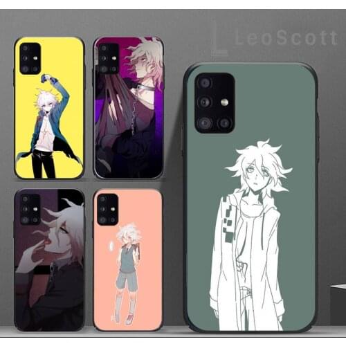 Makoto Nagito Komaeda Anime Phone Case For Samsung A40 A31 A50 A51 A71 A20E A20S S8 S9 S10 S20 Plus note 20 ultra