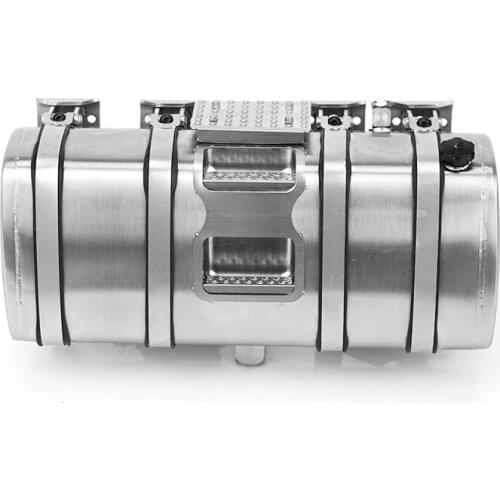 130MM LESU Metal Simulation Tank for 1/14 RC TAMIYA VOLVO FH16 Tractor Truck Trailer DIY Model Car