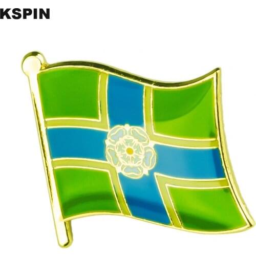 YORKSHIRE NORTH RIDING Metal Badge Lapel Pins Brooch Jewelry Rozet in Badges Pin Set 10pcs XY0442